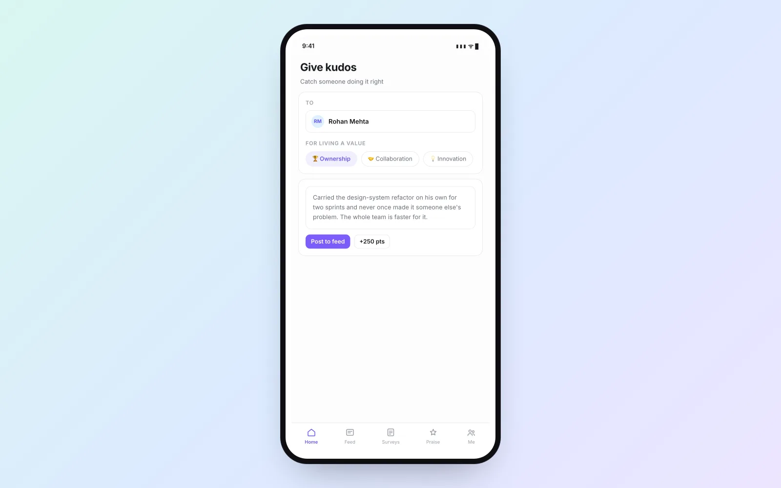 The Mobile Recognition App screen in the Vadal.ai product